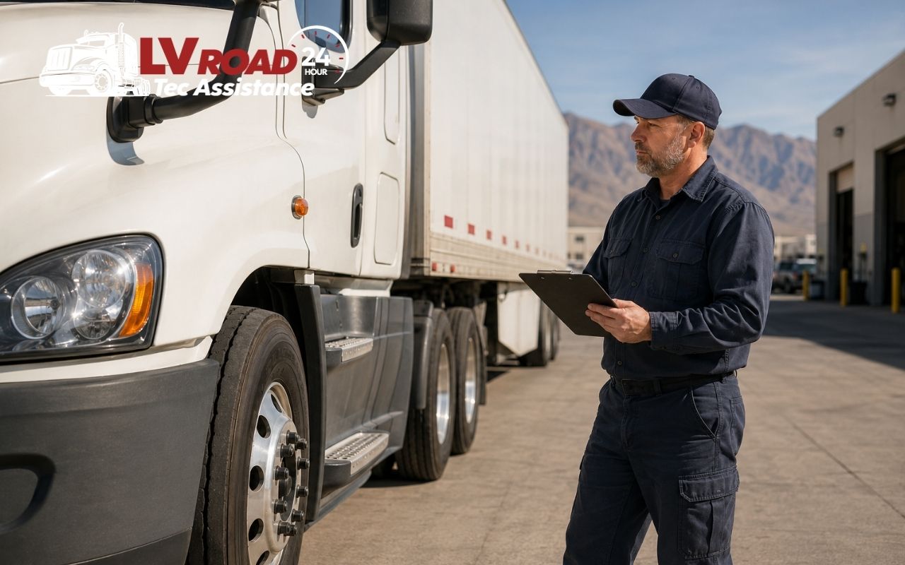 semi truck radiator repair in Las Vegas NV for overheating truck