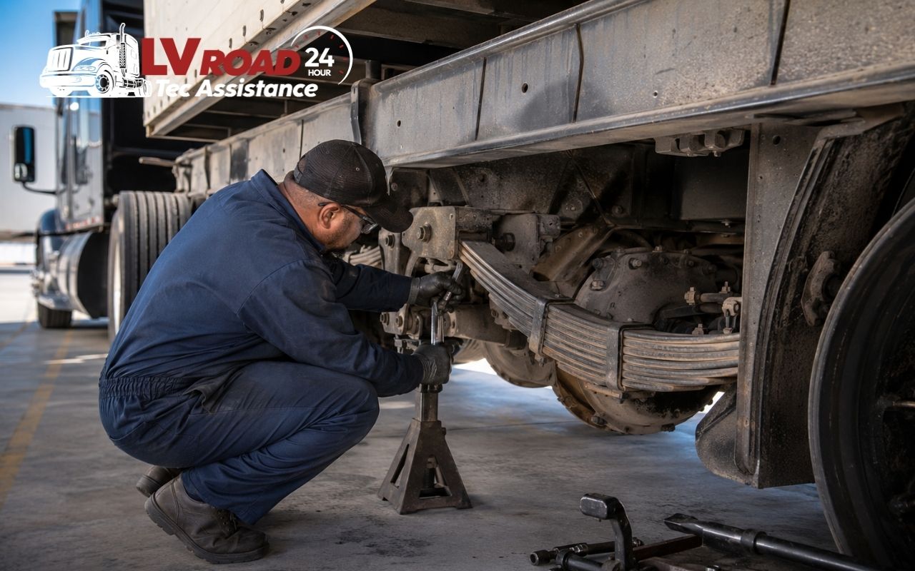 semi truck leaf spring repair in Las Vegas for heavy-duty trucks